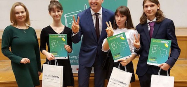 Nasi uczniowie stypendystami w projekcie stypendialnym "Lubuskie Talenty".